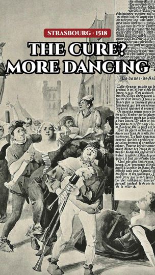 Cover image for the video: Dancing Plague of 1518: The Cure Was More Dancing