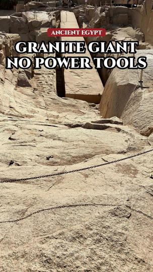 Cover image for the video: How Did Egyptians Cut Granite Without Power Tools?